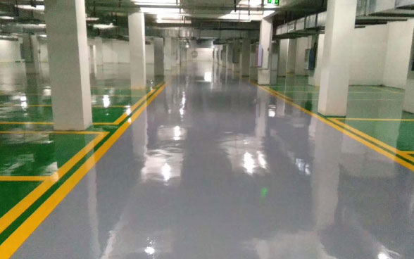 地下停車場環(huán)氧砂漿地坪